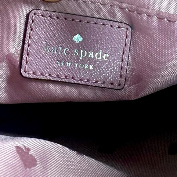New Kate Spade glitter crossbody bag purse Greta court Ramsey5.7"h x 9.4"w x 1.4 - Picture 6 of 7